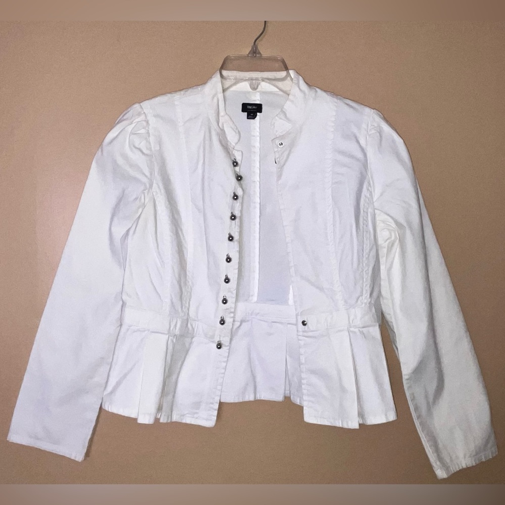 Mossimo Medium White Casual Blazer